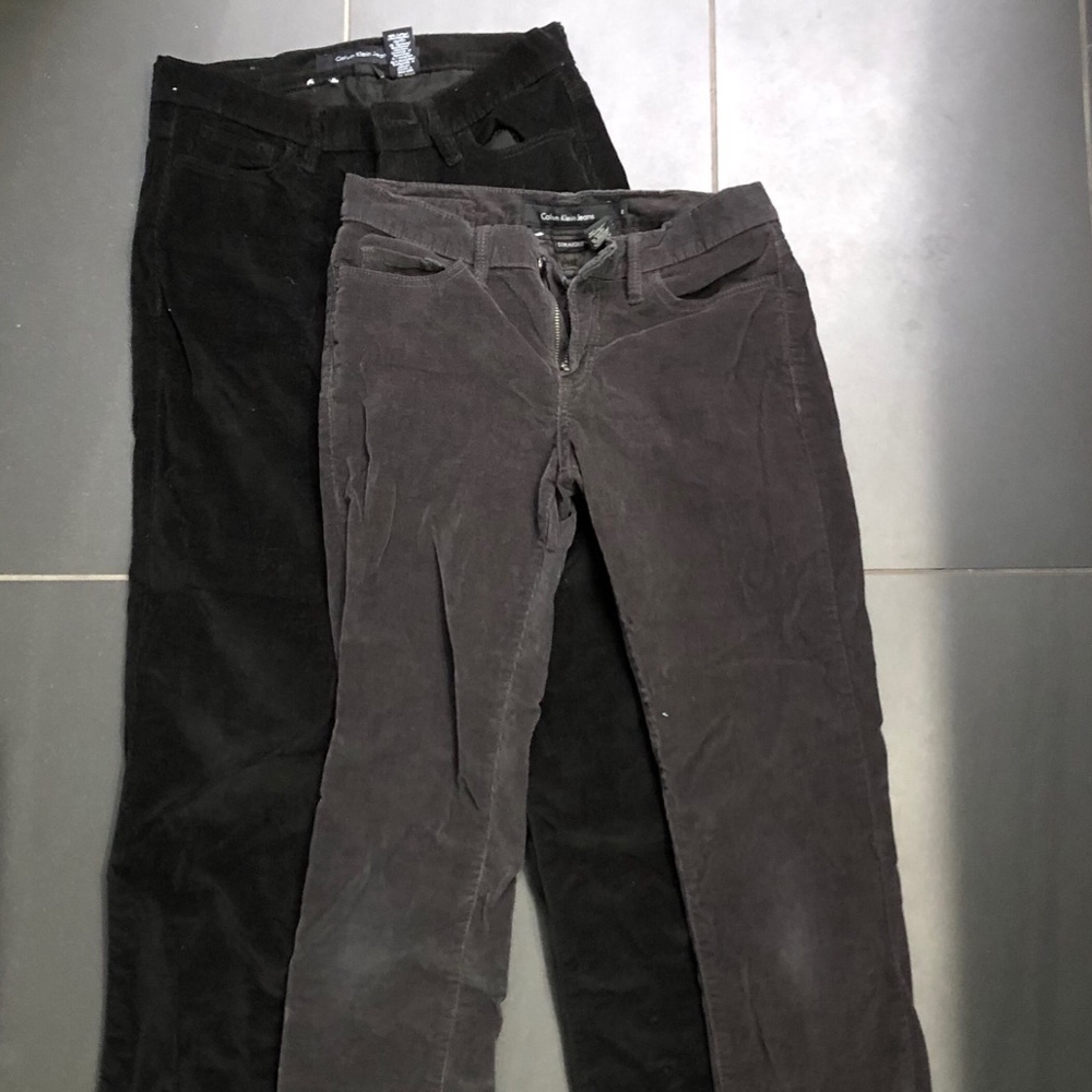 Pair Calvin Klein straight leg corduroy pants